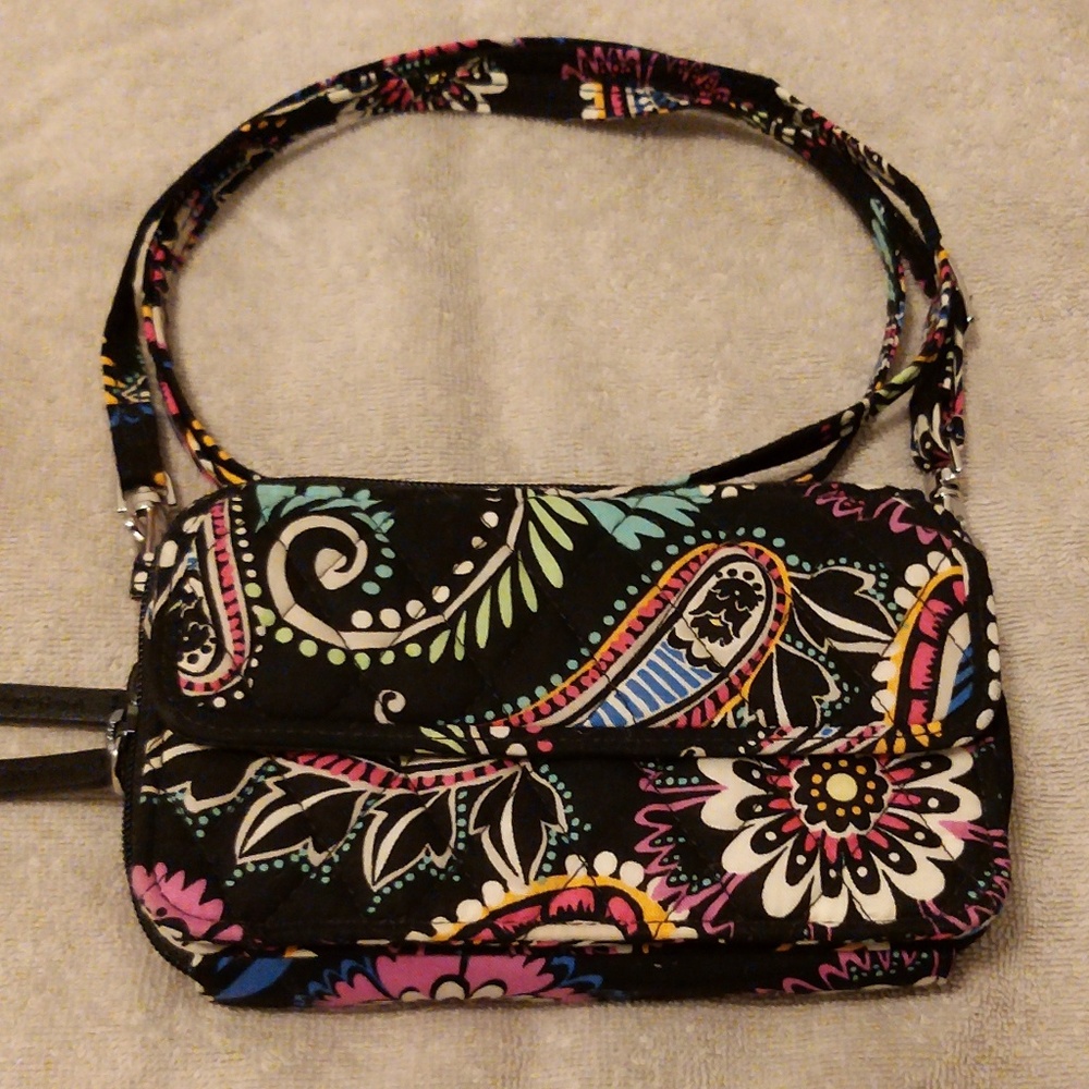 Vera Bradley cross body wallet with long strap